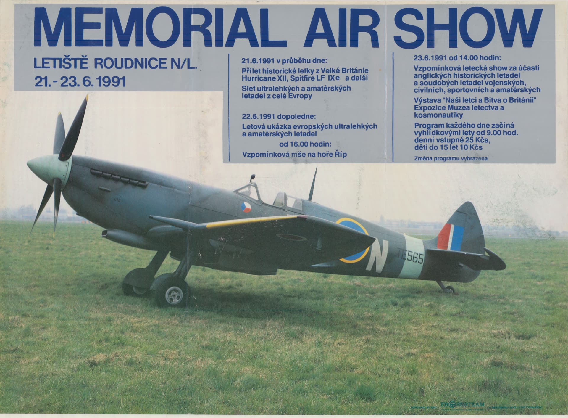 Plakát Memorial Air Show 1991